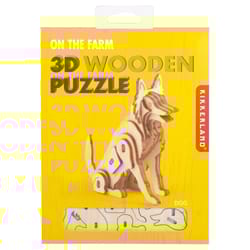 Kikkerland Dog 3D Puzzle Natural