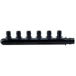 Apollo Expansion PEX / Pex A 3/4 in. Expansion PEX in to X 1/2 in. D PEX Plastic 6 Port Manifold