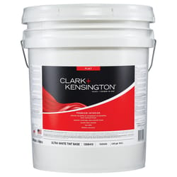 Clark+Kensington Flat Tint Base Ultra White Base Premium Paint Interior 5 gal