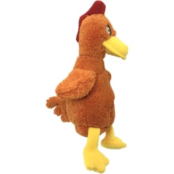 Petsport Assorted Plush Rodney Rooster Dog Toy Medium/Large 1 pk