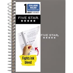 Five Star Mead 5 in. W X 7 in. L College Ruled Wire Bound Assorted Notebook