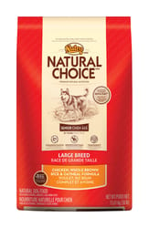 Nutro Natural Choice Senior Chicken, Whole Brown Rice and Oatmeal Dry Dog Food 30 lb