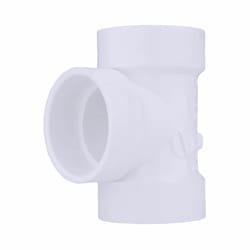 Charlotte Pipe Schedule 40 1-1/2 in. Hub pc X 1-1/2 in. D Hub PVC Vent Tee 1 pk