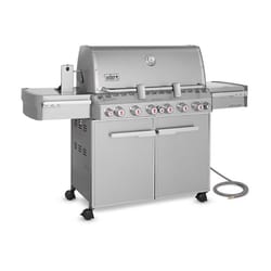 Weber Summit S-670 6 Burner Natural Gas Grill Stainless Steel