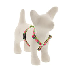 LupinePet Original Designs Multicolored Petunias Nylon Dog Harness