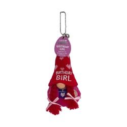 Lucky Gnomes Birthday Girl Keychain 1 pk