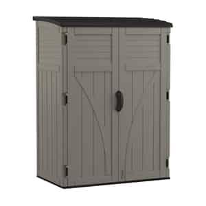Suncast  71-1/2 in. H x 53 in. W x 32-1/2 in. D Gray  Resin  Storage Shed 