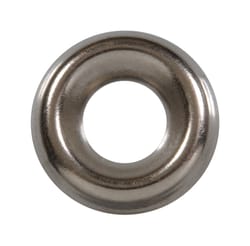 HILLMAN Nickel-Plated Steel .190 in. Countersunk Finish Washer 100 pk