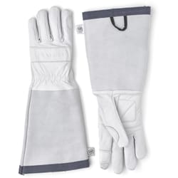 Hestra Job Garden Rose Unisex Outdoor Gardening Gloves White M 1 pair