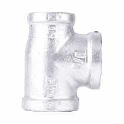 STZ Industries 3/4 in. FIP each X 1/2 in. D FIP Galvanized Malleable Iron Reducing Tee