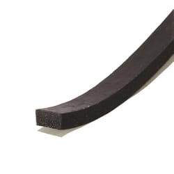 M-D BUILDING PRODUCTS Black Rubber Weather Stripping Tape For Doors and Windows 10 ft. L X 0.25 in.
