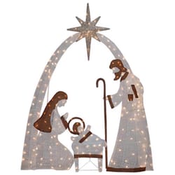 Sienna LED Warm White Nativity Scene 72 in. Yard Decor