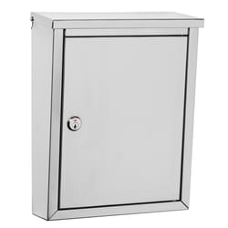 Architectural Mailboxes Regent Stainless Steel Wall Mount Silver Mailbox