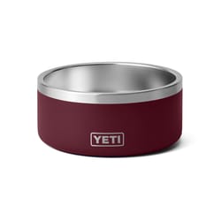 YETI Boomer Wild Vine Red Stainless Steel 8 cups Pet Bowl For Dogs