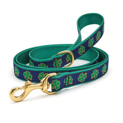 Up Country Navy Shamrock Nylon Dog Leash