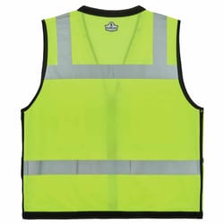 Ergodyne GloWear Reflective Heavy-Duty Surveyor Vest Lime 4XL/5XL