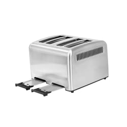 Kalorik Stainless Steel Silver 4 slot Toaster 11.02 in. H X 9.25 in. W X 7.01 in. D