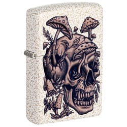 Zippo White Skullshroom Lighter 1 pk