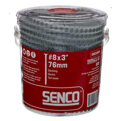 Senco DuraSpin No. 8 X 3 in. L Square Galvanized Coarse Collated Wood Screws 800 pk