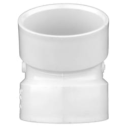 Charlotte Pipe 4 in. Hub X 4 in. D Hub PVC Elbow 1 pk