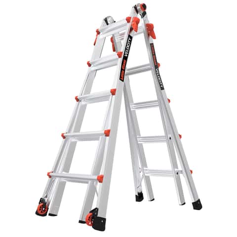 Little Giant Velocity 17 ft. H Aluminum Telescoping Multi-Position Ladder Type IA 300 lb. capacity Little Giant Velocity 17 ft. H Aluminum Telescoping Multi-Position Ladder Type IA 300 lb. capacity