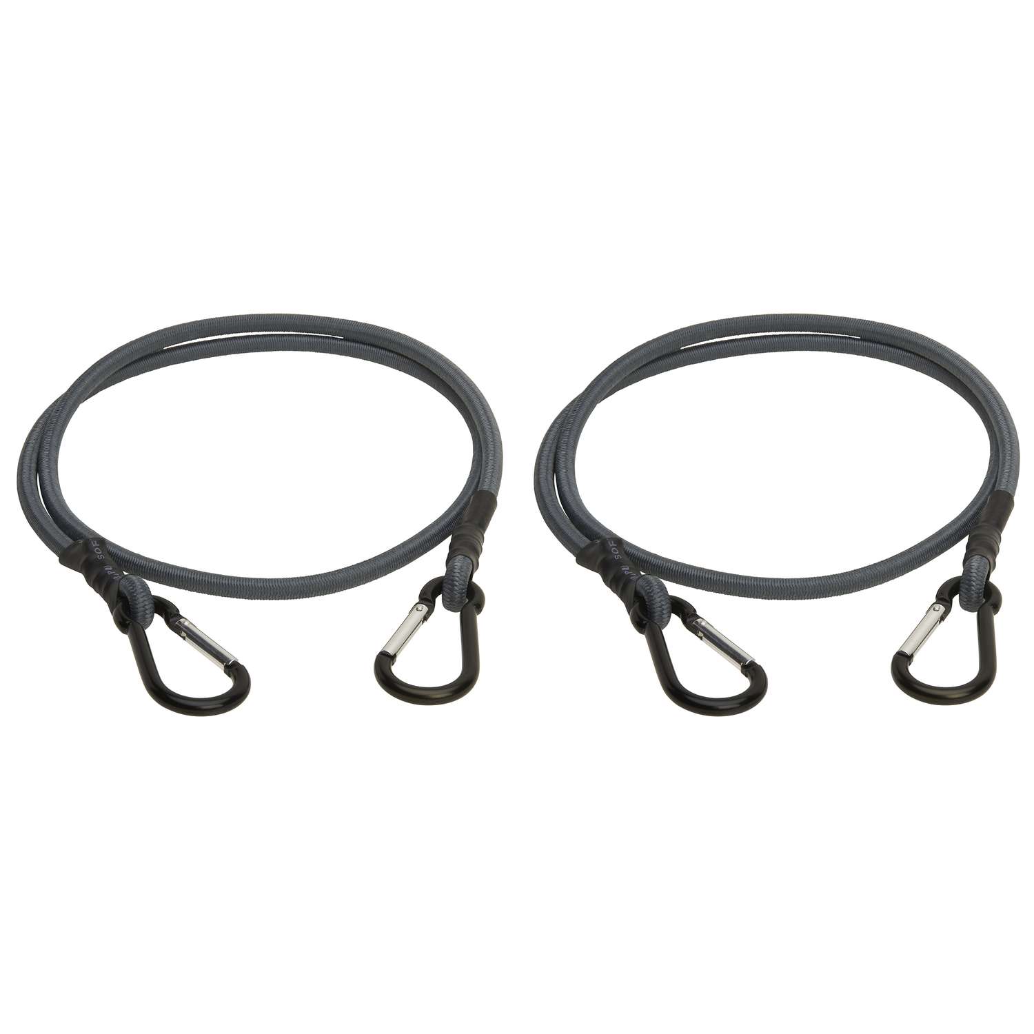 Keeper Gray Carabiner Style Bungee Cord 48 in. L x 0.315 in. 1 pk - Ace ...