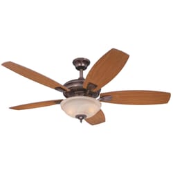 Westinghouse Tulsa 52 in. Brushed Bronze Brown CFL Indoor Ceiling Fan