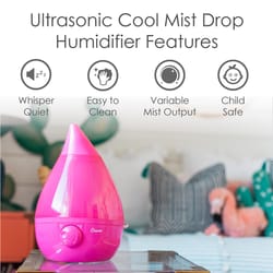 Crane Drop Ultrasonic 1 gal 500 sq ft Ultrasonic Humidifier