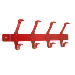 FENIX SmartHook 18 in. L Powder Coated Red Steel Contemporary Hook Rack 45 lb. cap. 1 pk