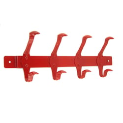 FENIX SmartHook 18 in. L Powder Coated Red Steel Contemporary Hook Rack 45 lb. cap. 1 pk