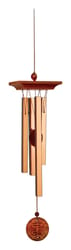 Woodstock Chimes Signature Bronze Aluminum/Wood 20 in. Wind Chime