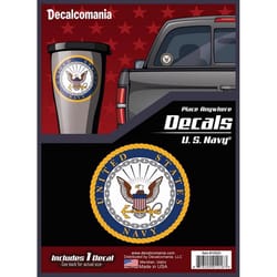 Decalcomania U.S. Navy Car Sticker Vinyl 1 pk