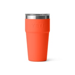 YETI Rambler 20 oz Papaya BPA Free Stackable Tumbler with MagSlider Lid