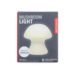 Kikkerland 3 in. White Accent Lamp