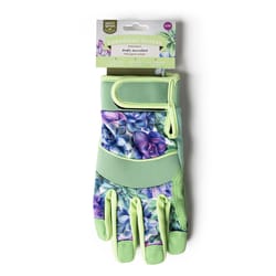 Seed & Sprout L/XL Neoprene Simply Succulent Green Gardening Gloves