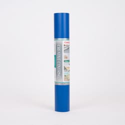 Con-Tact 16 ft. L X 18 in. W Blue Self-Adhesive Shelf Liner