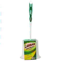 Libman 5.5 in. W Hard Bristle 14 in. Plastic/Rubber Handle Brush and Caddy