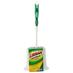 Libman 5.5 in. W Hard Bristle 14 in. Plastic/Rubber Handle Brush and Caddy