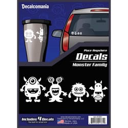 Decalcomania Monster Family Car Sticker Vinyl 1 pk