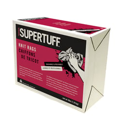 SuperTuff Professional Absorbent Cotton Rags 12 in. W X 12 in. L 4 lb