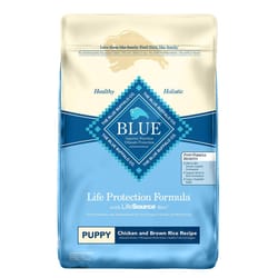 Blue Buffalo Life Protection Formula Puppy Chicken and Brown Rice Dry Dog Food 30 lb