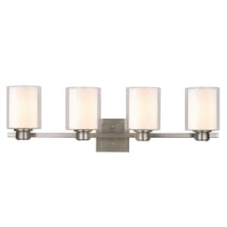 Design House Satin Nickel 4 lights Vanity Light Surface