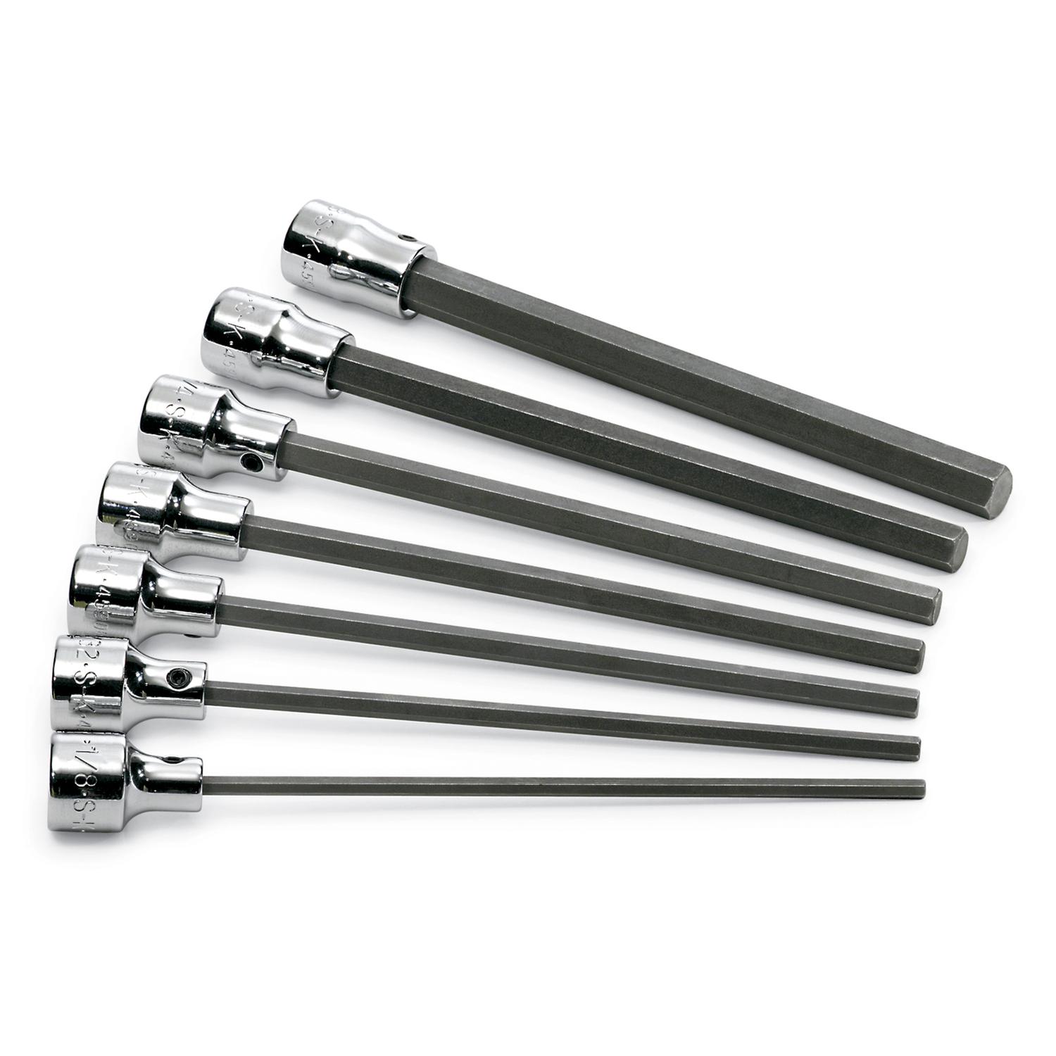 SK Professional Tools 3/8 in. drive SAE Hex Bit Socket Set 7 pc Uae Electronic uaeelectronic.com