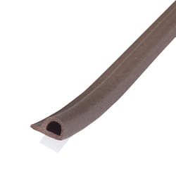 M-D Building Products Brown EPDM Rubber Foam Weather Stripping Tape For Doors and Windows 204 in. L