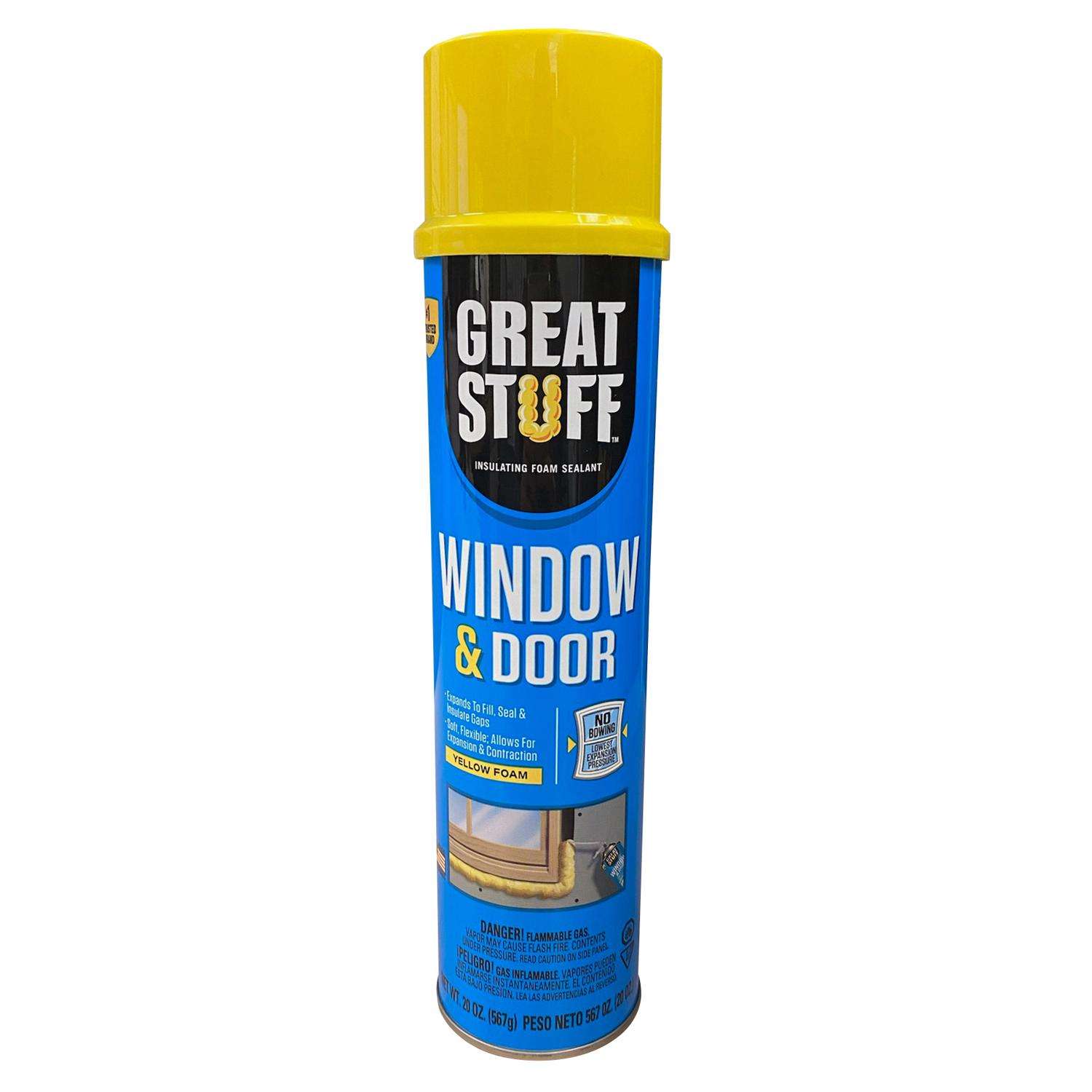 Great Stuff Window & Door Yellow Polyurethane Insulating Foam Sealant