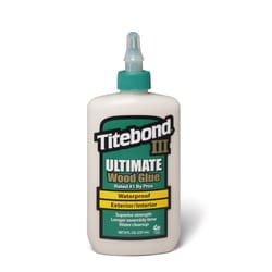 Titebond  III Ultimate  Tan  Wood Glue  8 oz. 