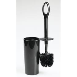 White Toilet Bowl Cleaning Brush with Storage Cup - Parish Supply