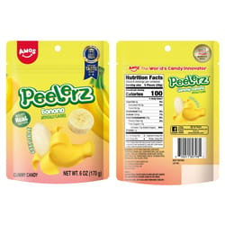 Peelerz Banana Gummi Candy 6 oz