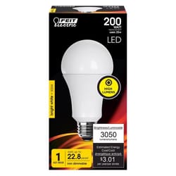 Feit LED A21 E26 (Medium) LED Bulb Bright White 200 Watt Equivalence 1 pk