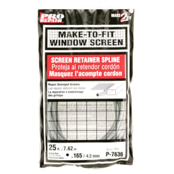 Prime-Line 0.17 in. D X 300 in. L Screen Spline